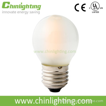 Warm white frosted glass globe filament led lamp 360 degree 3 year warranty